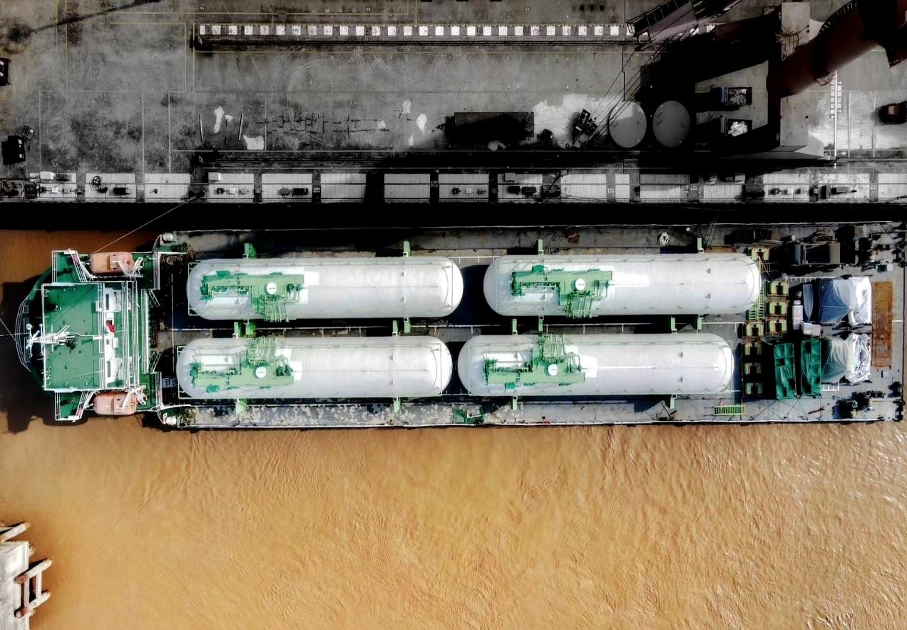 Nantong CIMC SOE delivered the world's first LPG dualfuel retrofit